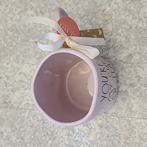 Rea Dunn Youre My Cup Of Tea Pink Mug with Heart Handle - Picture 3 of 4